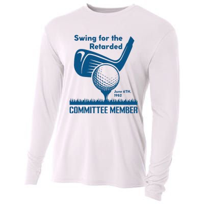 Swing For The Retarded June 6th 1982 Committee Member Cooling Performance Long Sleeve Crew