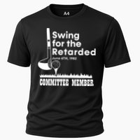 Swing For The Retarded Cooling Performance Crew T-Shirt