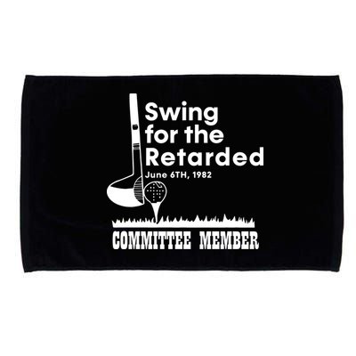Swing For The Retarded Microfiber Hand Towel
