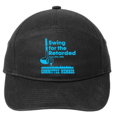 Swing For The Retarded June 6th 1982 Committee 7-Panel Snapback Hat