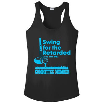 Swing For The Retarded June 6th 1982 Committee Ladies PosiCharge Competitor Racerback Tank