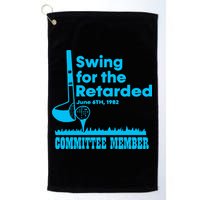 Swing For The Retarded June 6th 1982 Committee Golf Towel