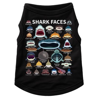 Shark Faces Type Of Shark Shark Faces Of All Kinds Doggie Tank
