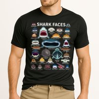 Shark Faces Type Of Shark Shark Faces Of All Kinds Performance Shirt