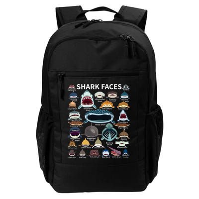 Shark Faces Type Of Shark Shark Faces Of All Kinds Backpack