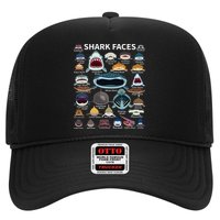 Shark Faces Type Of Shark Shark Faces Of All Kinds Trucker Hat