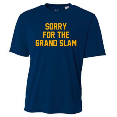 Sorry For The Grand Slam Cooling Performance Crew T-Shirt