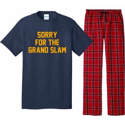 Sorry For The Grand Slam Pajama Set