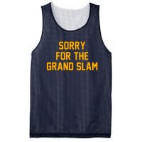 Sorry For The Grand Slam Mesh Reversible Basketball Jersey Tank