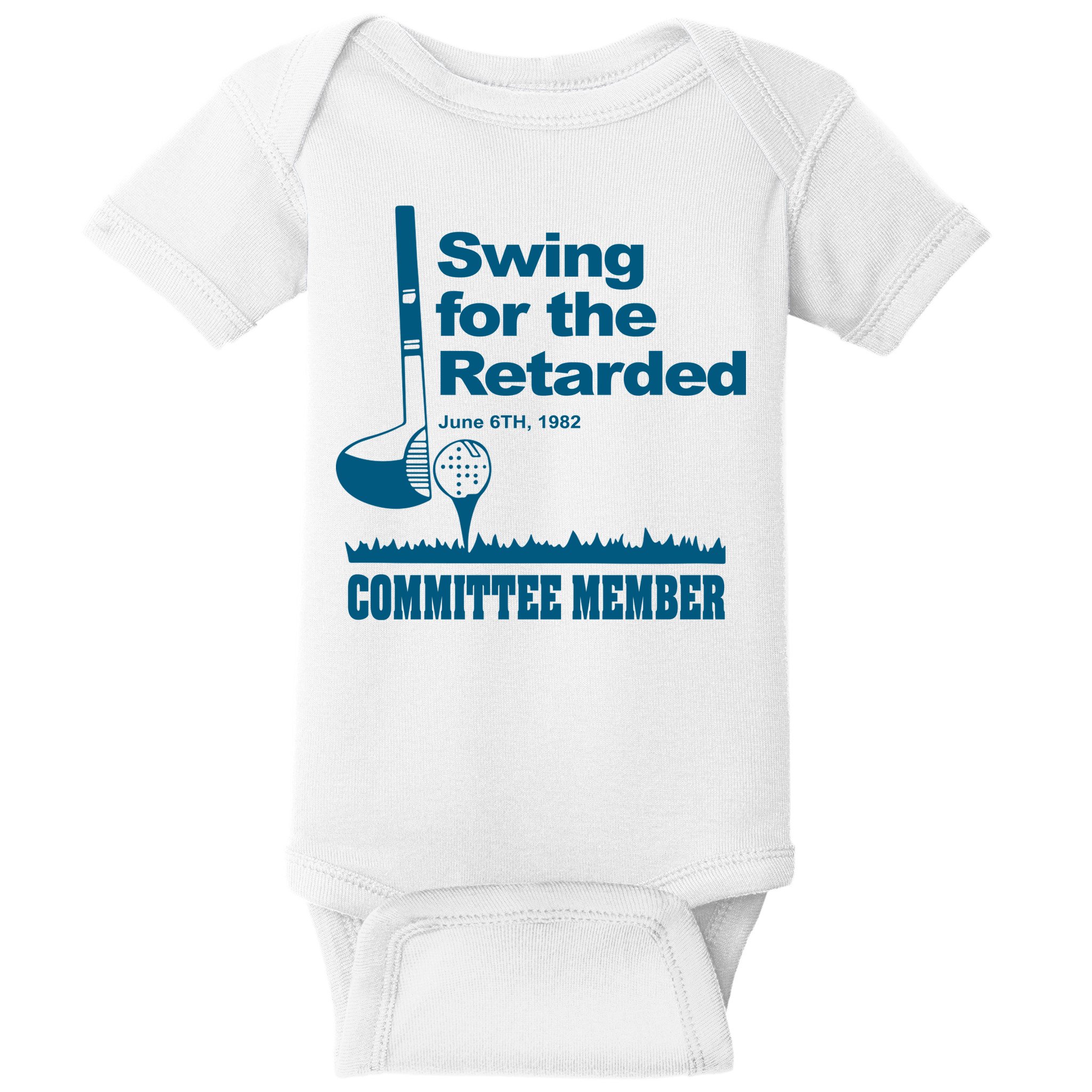Swing For The Retarded June 6th 1982 Committee Baby Bodysuit