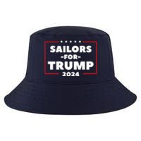 Sailors For Trump 2024 US Navy Donald Trump Support Cool Comfort Performance Bucket Hat