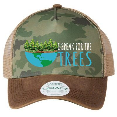 Speak For The Trees Activists Environt Earth Day Gift Legacy Tie Dye Trucker Hat