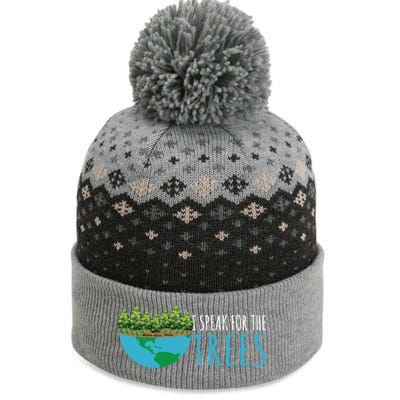 Speak For The Trees Activists Environt Earth Day Gift The Baniff Cuffed Pom Beanie