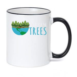 Speak For The Trees Activists Environt Earth Day Gift 11oz Black Color Changing Mug