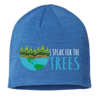 Speak For The Trees Activists Environt Earth Day Gift Sustainable Beanie