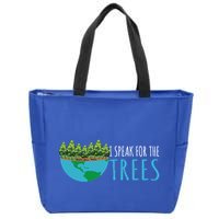 Speak For The Trees Activists Environt Earth Day Gift Zip Tote Bag