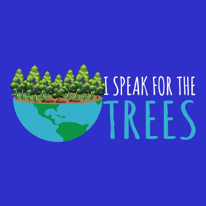 Speak For The Trees Activists Environt Earth Day Gift Zip Tote Bag