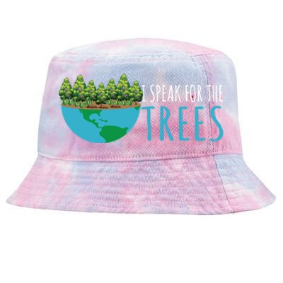 Speak For The Trees Activists Environt Earth Day Gift Tie-Dyed Bucket Hat