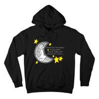 Shoot For The Moon Quote Wmoon & Stars Cute Tall Hoodie