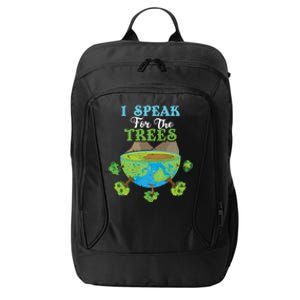 Speak For Trees Love World Save Planet Hour Day Earth Gift City Backpack