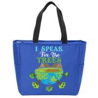 Speak For Trees Love World Save Planet Hour Day Earth Gift Zip Tote Bag