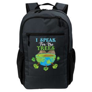 Speak For Trees Love World Save Planet Hour Day Earth Gift Daily Commute Backpack