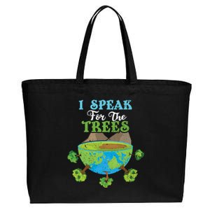 Speak For Trees Love World Save Planet Hour Day Earth Gift Cotton Canvas Jumbo Tote