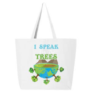 Speak For Trees Love World Save Planet Hour Day Earth Gift 25L Jumbo Tote