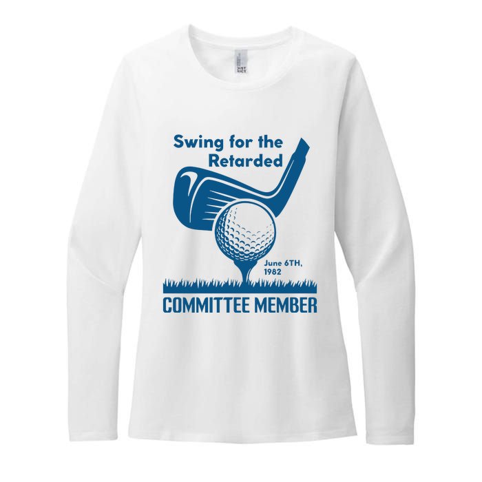 Swing For The Retarded Womens CVC Long Sleeve Shirt