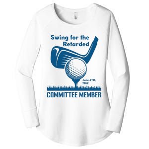 Swing For The Retarded Women's Perfect Tri Tunic Long Sleeve Shirt