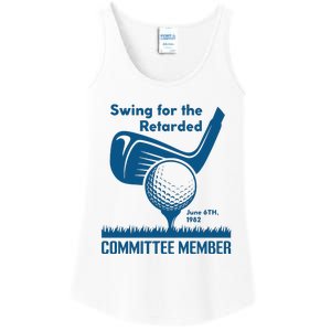 Swing For The Retarded Ladies Essential Tank