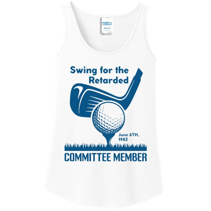 Swing For The Retarded Ladies Essential Tank