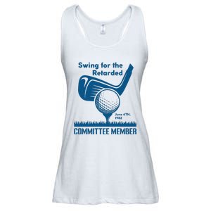 Swing For The Retarded Ladies Essential Flowy Tank