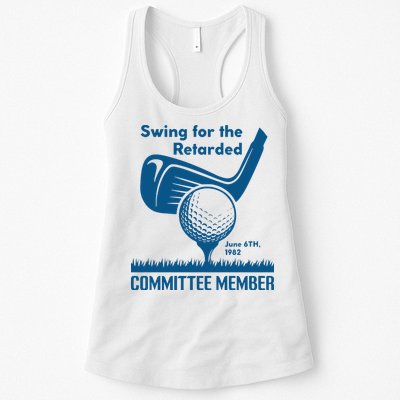 Swing For The Retarded Womens Tank Top