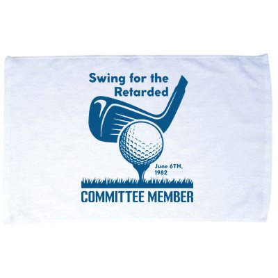 Swing For The Retarded Microfiber Hand Towel