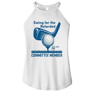 Swing For The Retarded Women's Perfect Tri Rocker Tank