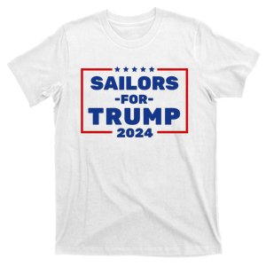 Sailors For Trump 2024 US Navy Donald Trump Support Classic . T-Shirt