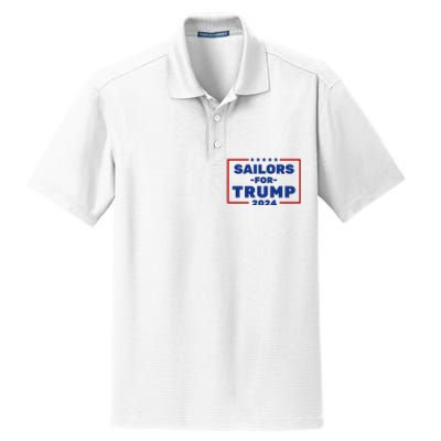 Sailors For Trump 2024 US Navy Donald Trump Support Classic . Dry Zone Grid Polo