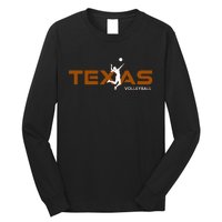 Sport Fan Tex The Lone Star State Of Texas Volleyball Long Sleeve Shirt