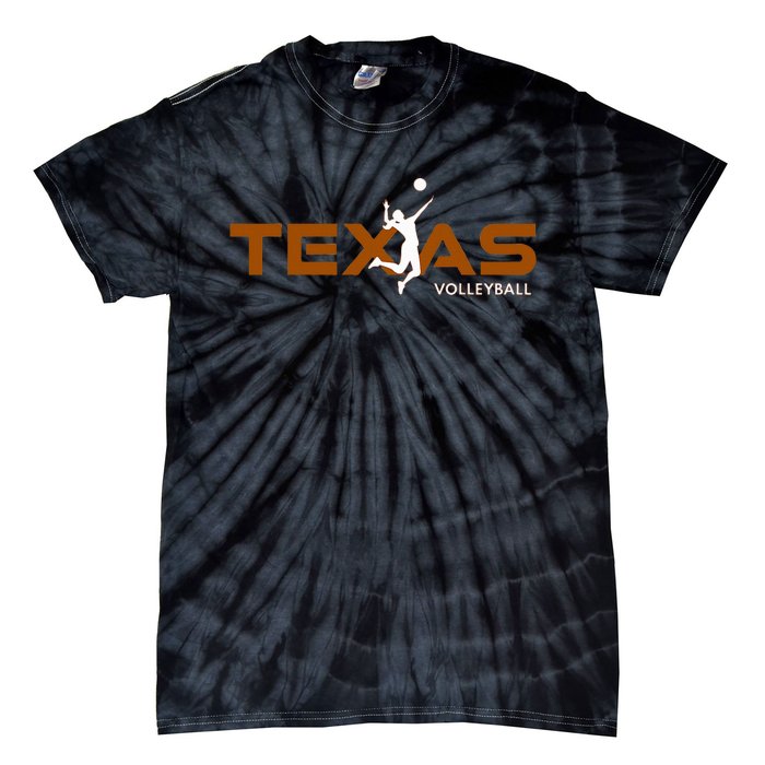 Sport Fan Tex The Lone Star State Of Texas Volleyball Tie-Dye T-Shirt