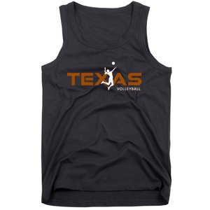 Sport Fan Tex The Lone Star State Of Texas Volleyball Tank Top