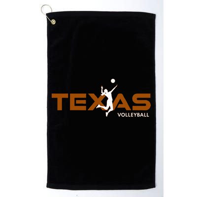 Sport Fan Tex The Lone Star State Of Texas Volleyball Golf Towel