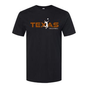 Sport Fan Tex The Lone Star State Of Texas Volleyball Softstyle CVC T-Shirt