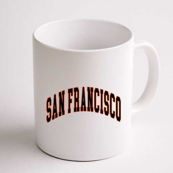 San Francisco Text Coffee Mug