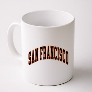 San Francisco Text Coffee Mug