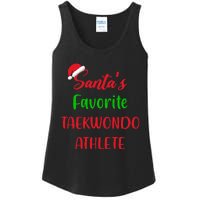 Santas Favorite Taekwondo Athlete Gift Taekwondo Christmas Ladies Essential Tank