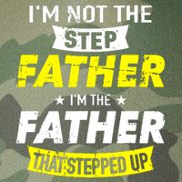 Step Father That Stepped Up Legacy Tie Dye Trucker Hat