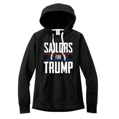 Sailors For Trump 2024 Women's Fleece Hoodie