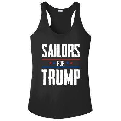 Sailors For Trump 2024 Ladies PosiCharge Competitor Racerback Tank