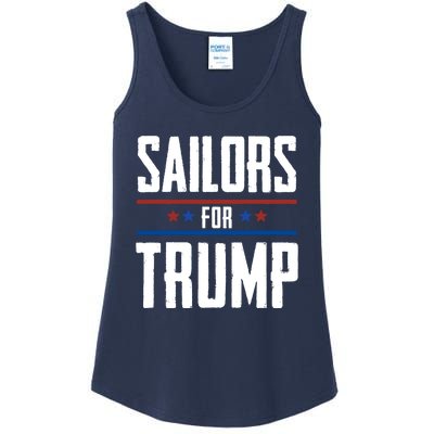 Sailors For Trump 2024 Ladies Essential Tank